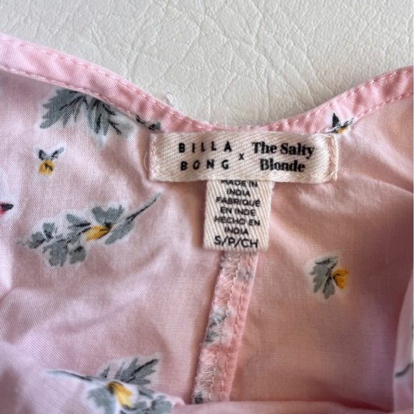 Billabong x Salty Blonde Floral Sleeveless Maxi Dress sz Small - Picture 10 of 12